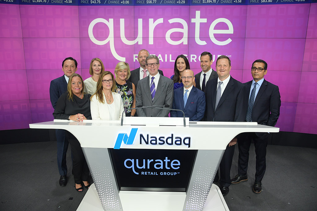 Qurate Retail leaders at the Nasdaq podium